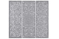 CABECERO CAMA SET 3 MDF 180X3,5X180 MANDALA GRIS