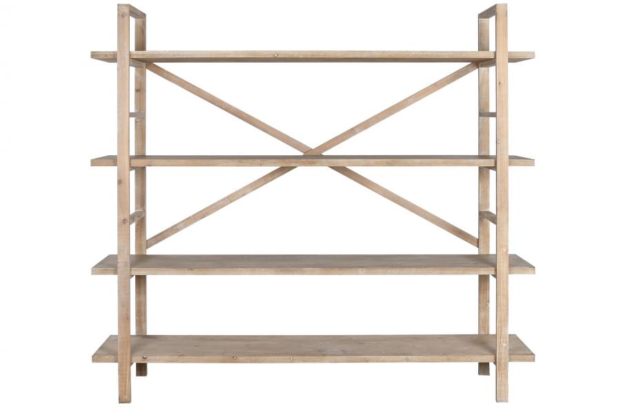 ESTANTERIA MADERA 193X43,5X178 NATURAL