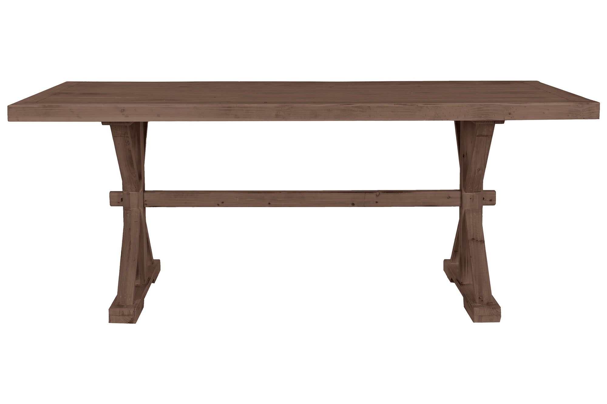 MESA COMEDOR MADERA 200X100X80 NATURAL