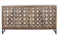 BUFFET MANGO ESPEJO 150X38X80 NATURAL