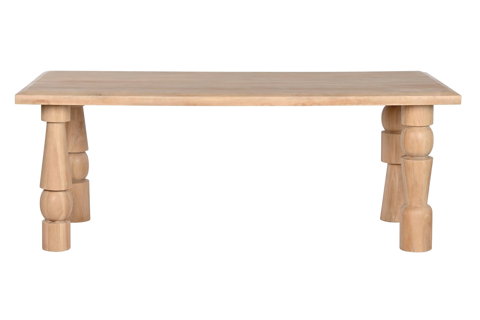 MESA COMEDOR MANGO 200X90X76 NATURAL