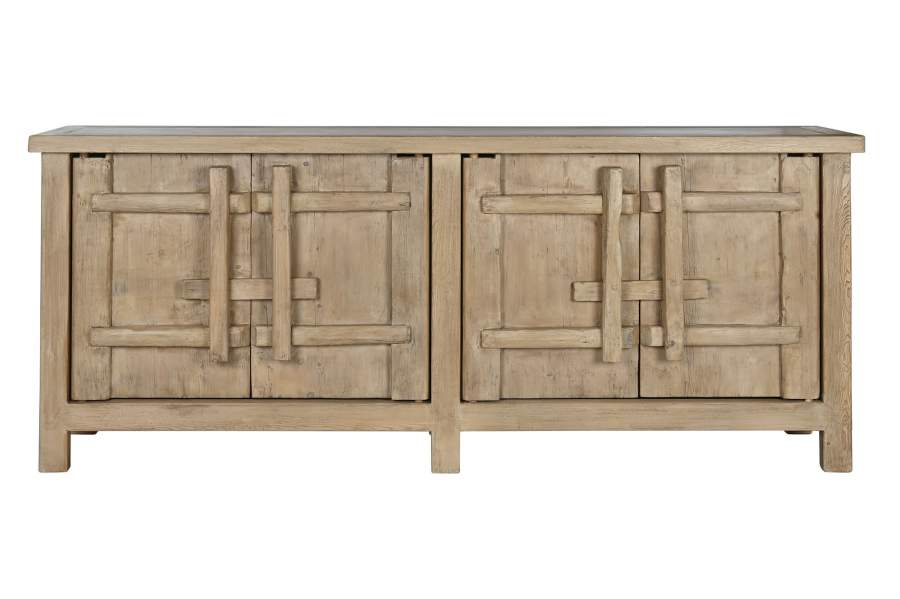 APARADOR OLMO MACIZO 230X48X96 NATURAL NATURAL