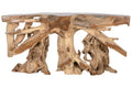 CONSOLA RAIZ DE TECA 150X40X70 NATURAL NATURAL