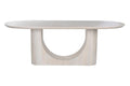 MESA COMEDOR MANGO 220X100X76 BLANCO