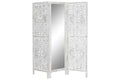 BIOMBO MANGO ESPEJO 152X2X182 DECAPE BLANCO