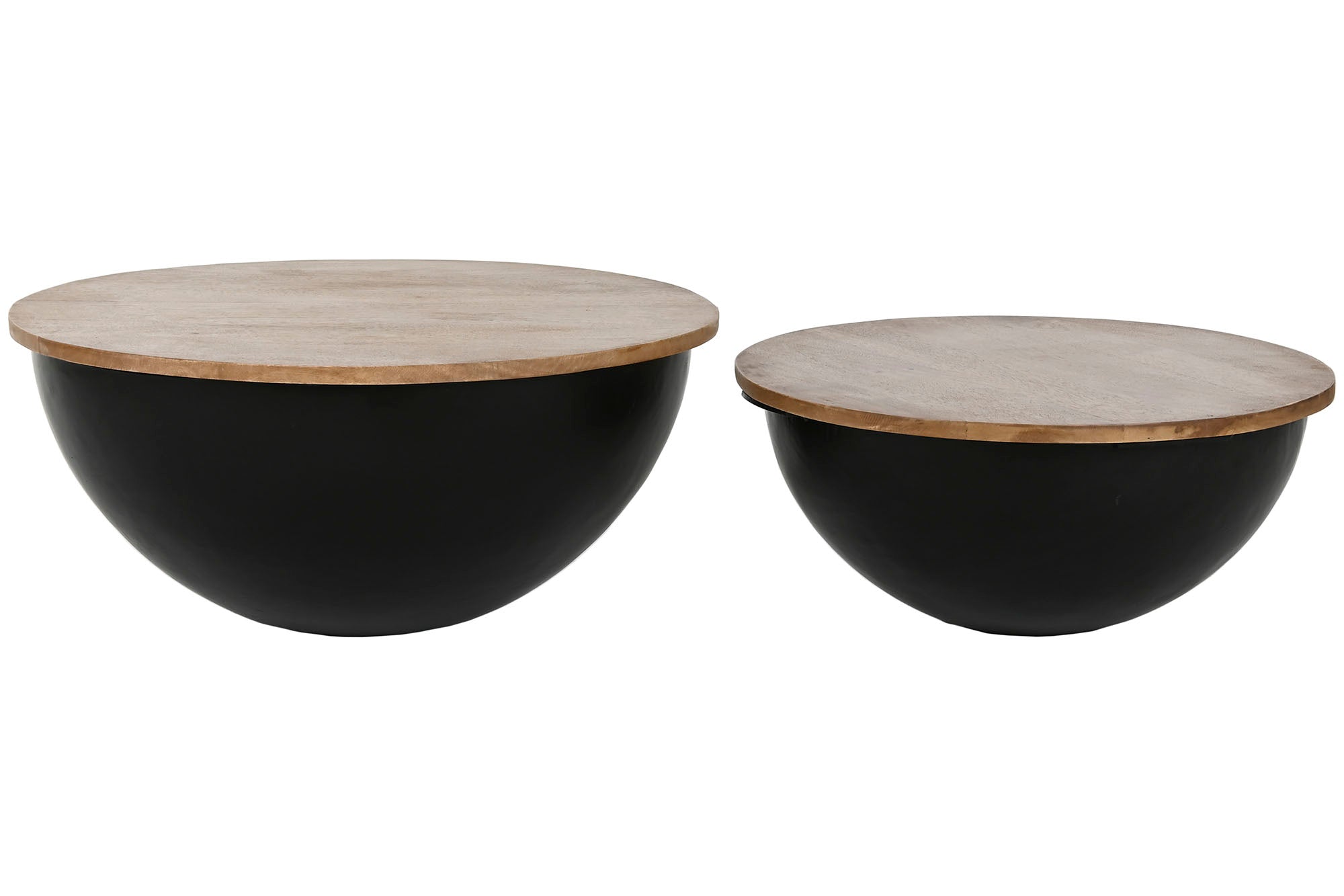 MESA CENTRO SET 2 MANGO METAL 60X60X28