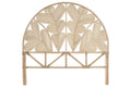 CABECERO CAMA RATAN 153X3X149 HOJA NATURAL