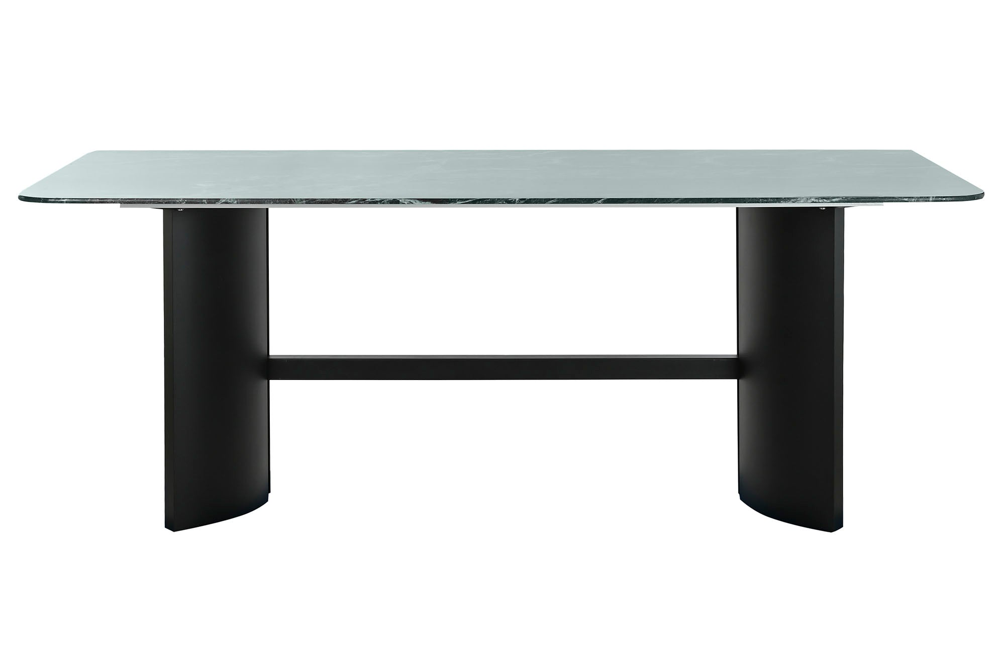 MESA COMEDOR CRISTAL TEMPLADO METAL 200X100X76