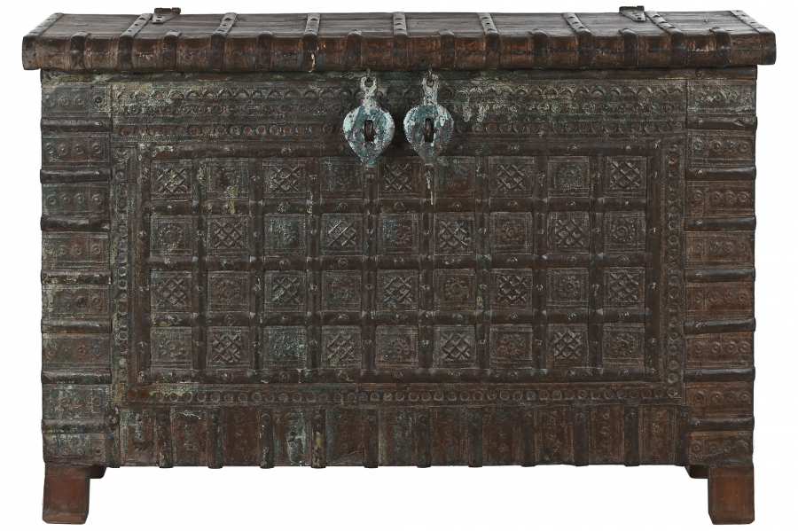 ARCON TECA HIERRO 137X44X98 PIEZA SURTIDA MARRON