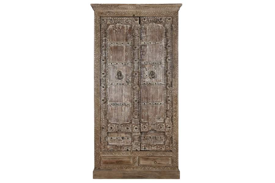 ARMARIO TECA 122X51X216 PIEZA UNICA NATURAL