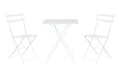 MESA SET 3 METAL 60X60X71 BLANCO