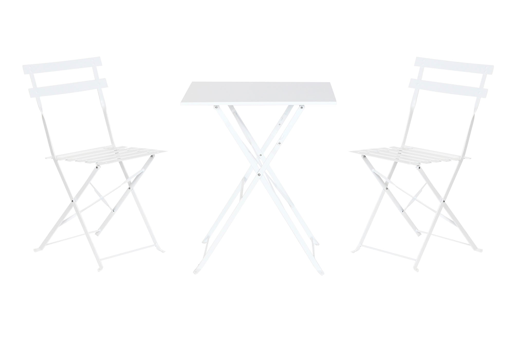 MESA SET 3 METAL 60X60X71 BLANCO