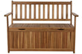 BANCO ACACIA 120X60X87 CON TAPA NATURAL MARRON