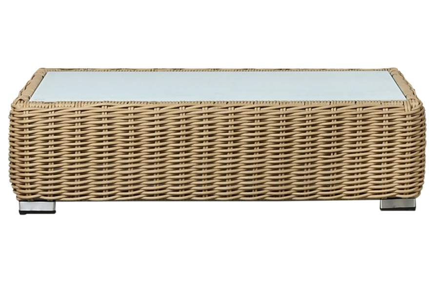 MESA CENTRO RATAN SINTETICO 110X60X35
