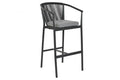 TABURETE ALUMINIO RATAN SINTETICO 57X61X108