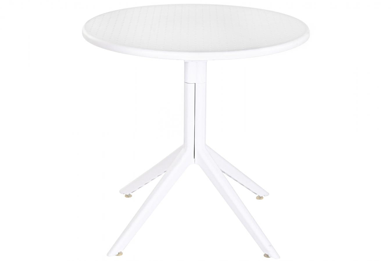 MESA METAL PP 80X80X75 RECICLADO BLANCO