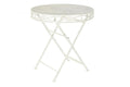 MESA REDONDA COMEDOR METAL 70X70X73 PLEGABLE