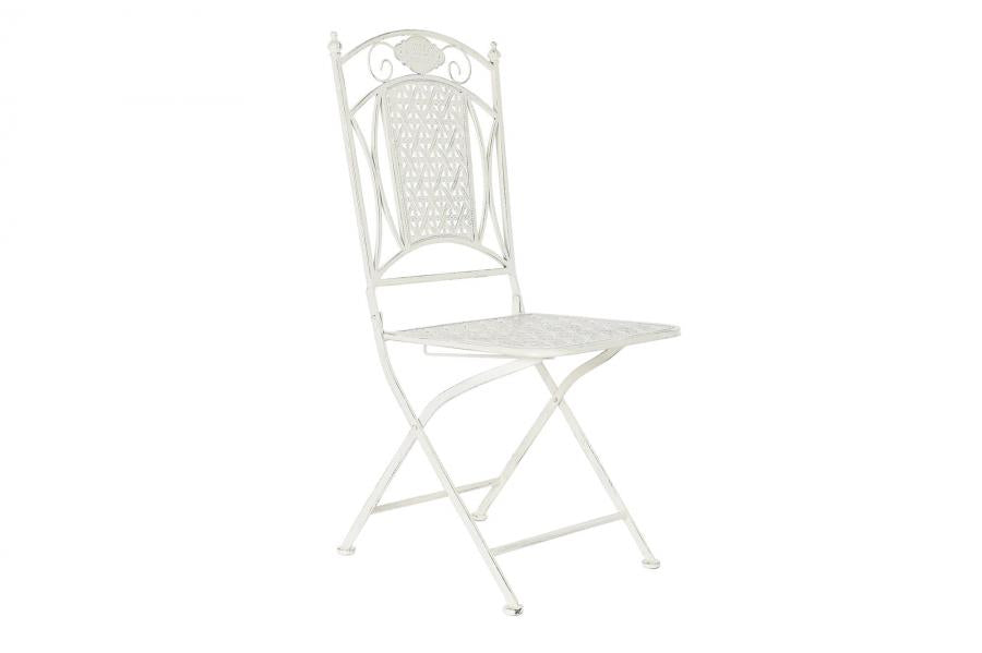 SILLA METAL 40X48X93 BLANCO