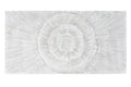 CABECERO CAMA MDF 160X3X80 CIRCULOS DECAPE BLANCO
