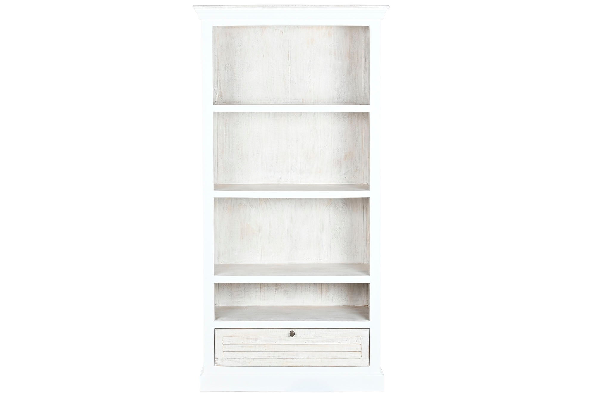 ESTANTERIA MANGO 90X40X180 DESGASTADO BLANCO