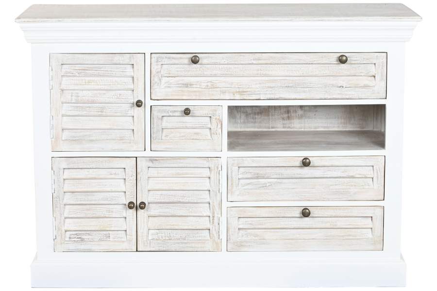 CAJONERA MANGO 115X40X80 DESGASTADO BLANCO
