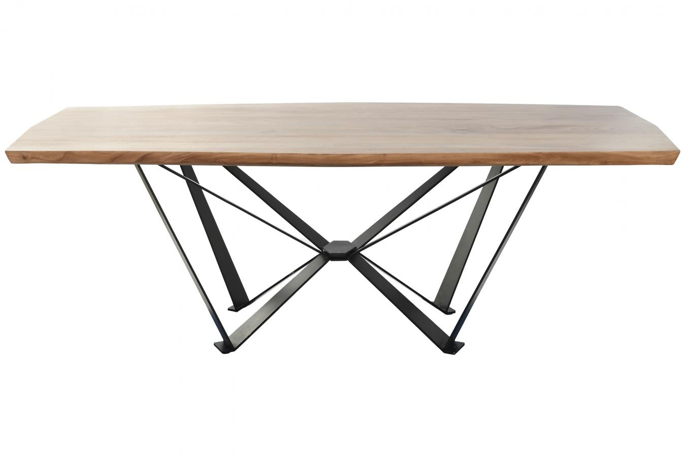 MESA COMEDOR ACACIA METAL 220X100X76