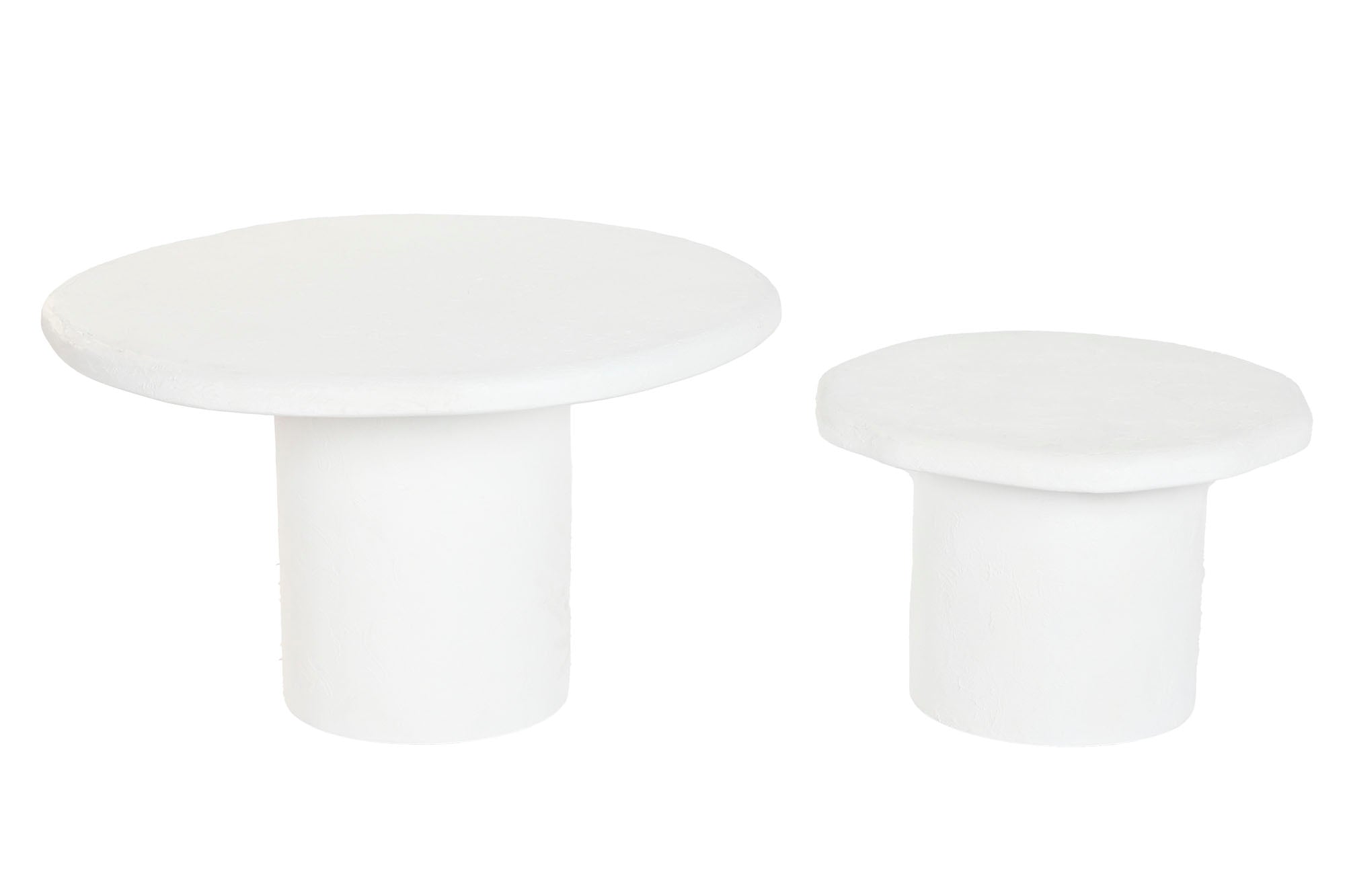 MESA CENTRO SET 2 MADERA RECICLADA MANGO 75X75X35