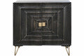 APARADOR MANGO METAL 81X45X75 MANDALA NEGRO