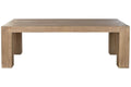 MESA COMEDOR OLMO MACIZO 220X100X76 NATURAL
