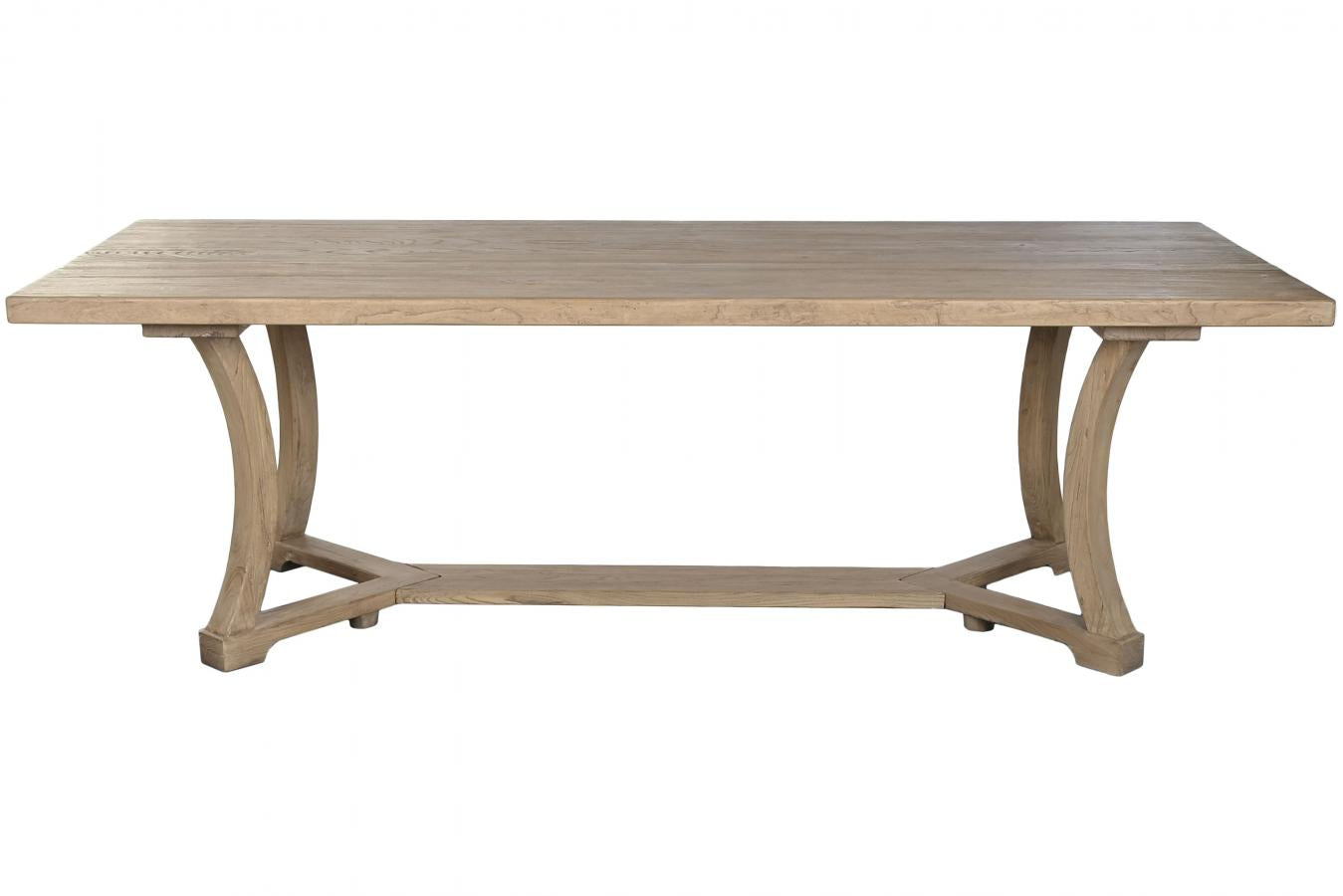 MESA COMEDOR OLMO MACIZO 240X100X76 NATURAL