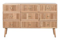 COMODA PINO MDF 120X34X75 NATURAL