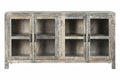 APARADOR MADERA RECICLADA 170X40X90 DECAPE BLANCO