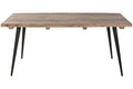 MESA COMEDOR MADERA RECICLADA HIERRO 180X90X76
