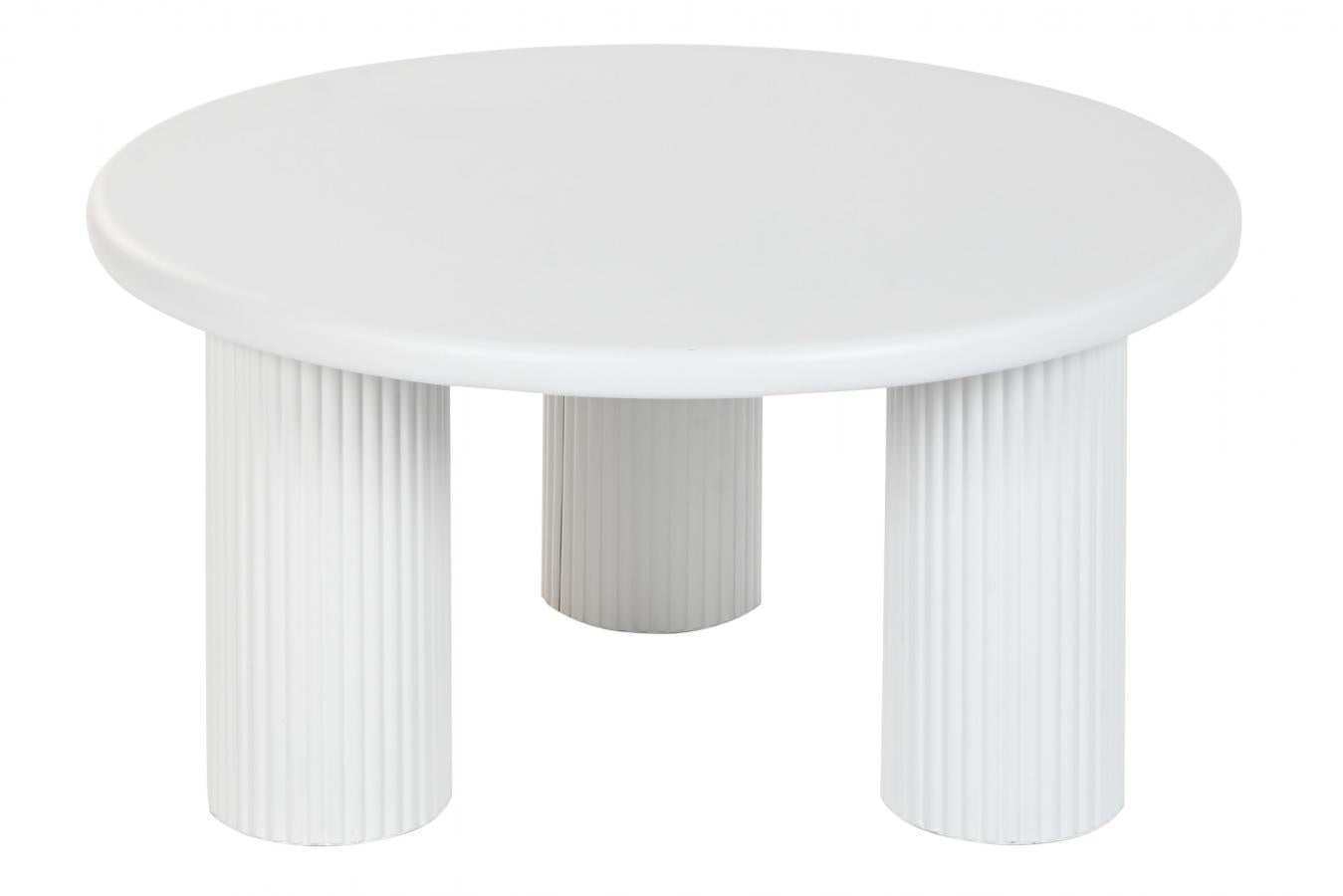 MESITA AUXILIAR METAL 75X75X40 BLANCO