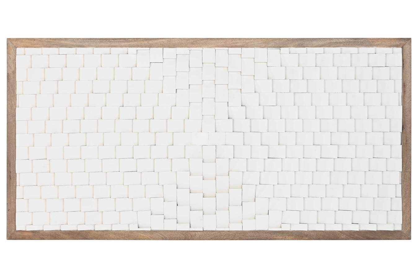 CABECERO CAMA MANGO 180X5X90 MODERNO 3D BLANCO