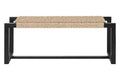 DESCALZADORA TECA FIBRA 120X40X47,5 NEGRO