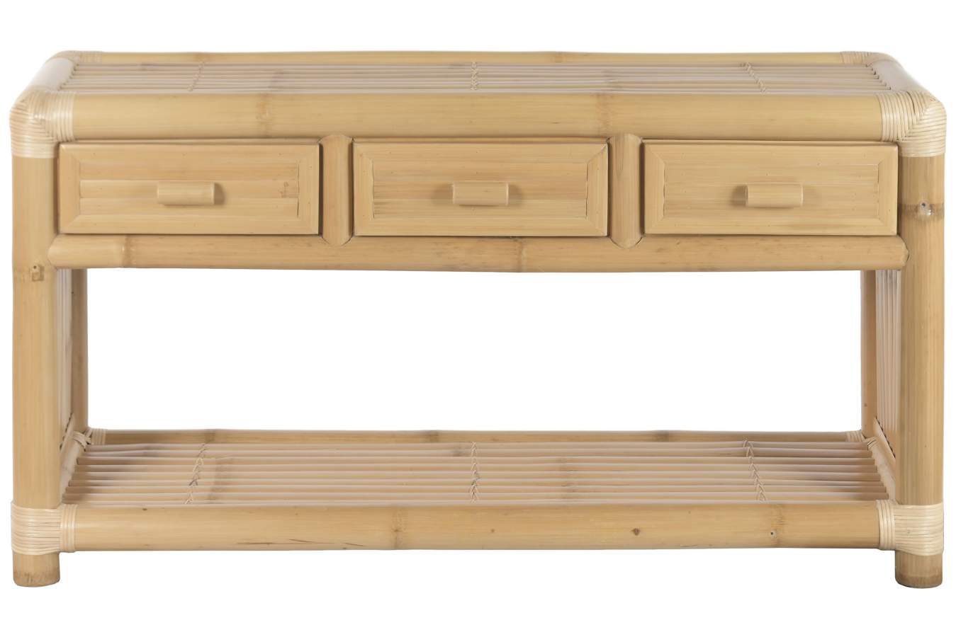 CONSOLA BAMBU RATAN 140X52X75 NATURAL