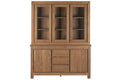 VITRINA TECA RECICLADA CRISTAL 164X47X211,5 MARRON