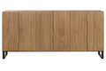 BUFFET TECA METAL 180X40X85 NATURAL NATURAL