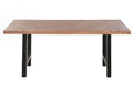 MESA COMEDOR ACACIA METAL 180X90X76 MARRON