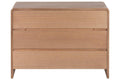 COMODA PAULOWNIA OLMO 100X40X74 3 CAJONES NATURAL