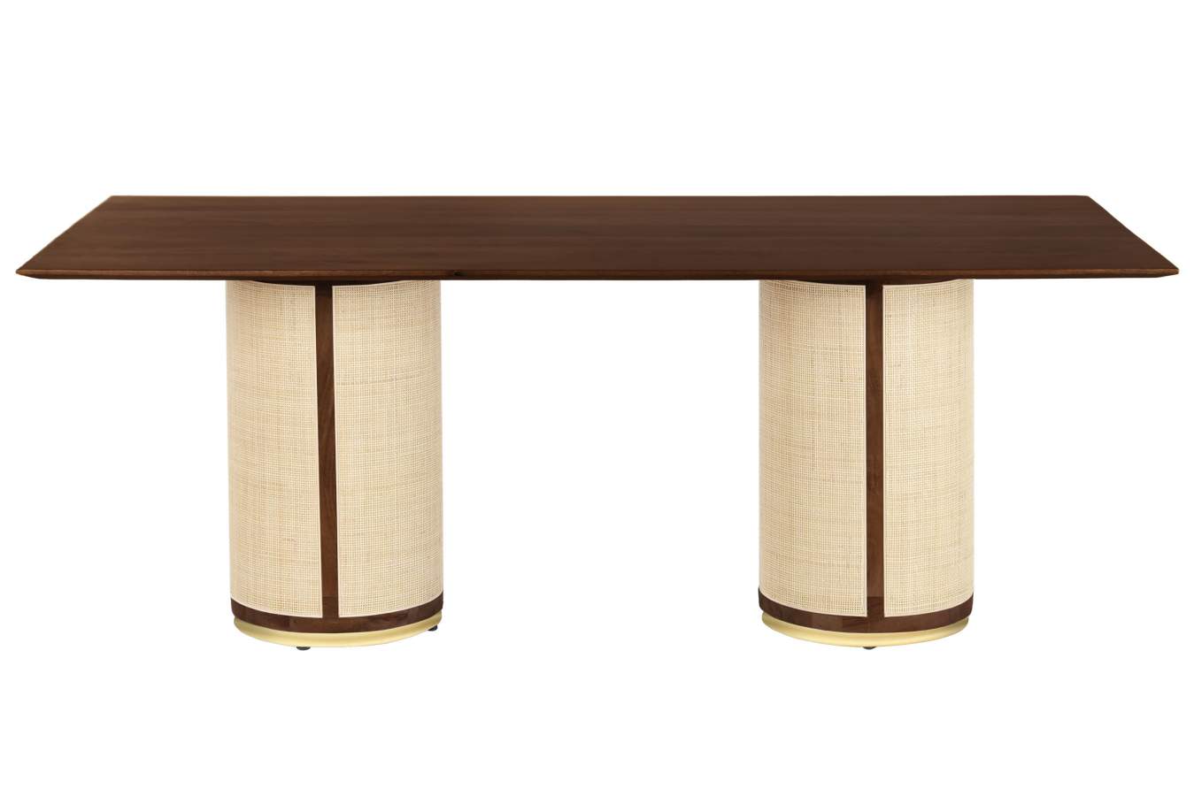 MESA COMEDOR MANGO FIBRA 200X100X76 NATURAL