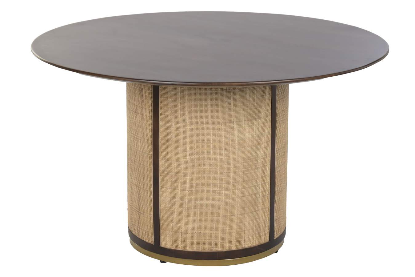 MESA REDONDA COMEDOR MANGO FIBRA 130X130X77