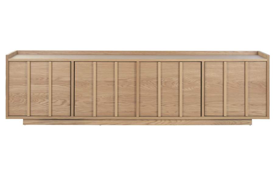 MUEBLE TV MDF 200X40X55 NATURAL