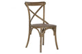 SILLA OLMO RATAN 50X52,5X88 CROSSBACK ENVEJECIDO