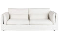 SOFA POLIESTER PLUMA 230X98X90 BLANCO ROTO