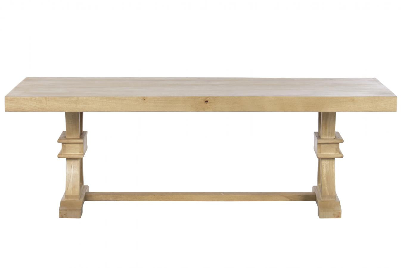 MESA CENTRO MADERA MACIZA MANGO 150X70X50 NATURAL