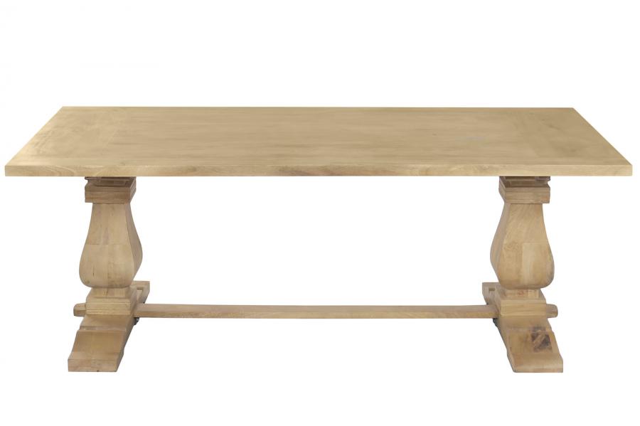 MESA COMEDOR MADERA MACIZA MANGO 215X100X76