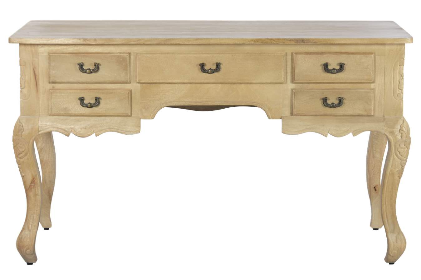 ESCRITORIO MADERA MACIZA 133X68X75 DECAPE NATURAL