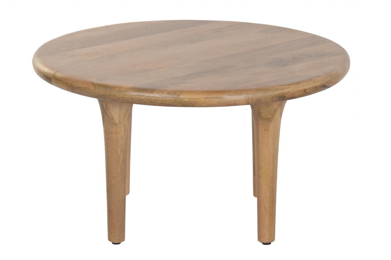 MESA CENTRO MANGO 80X80X44 MARRON